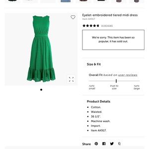 JCrew Eyelet Dress - NEW with tags